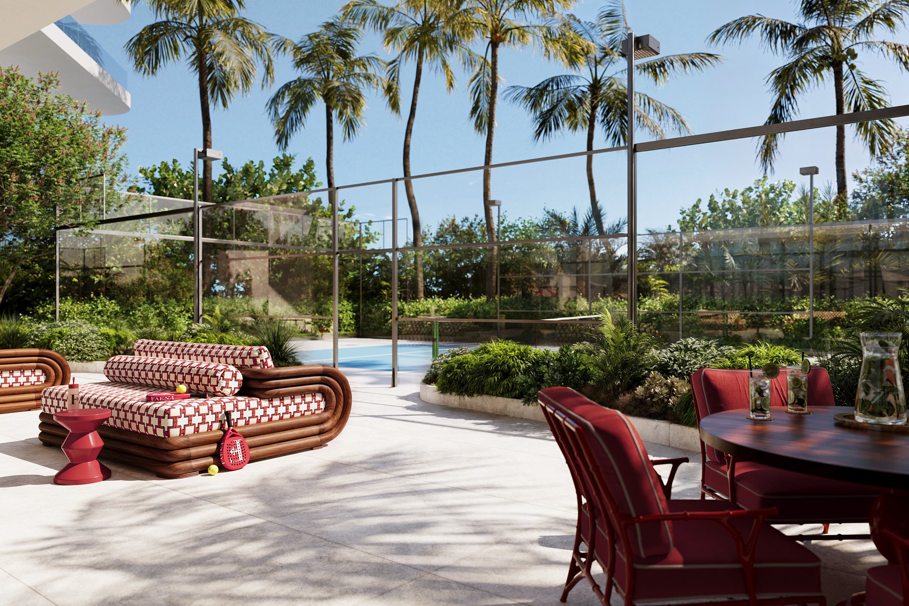 Proposed padel court